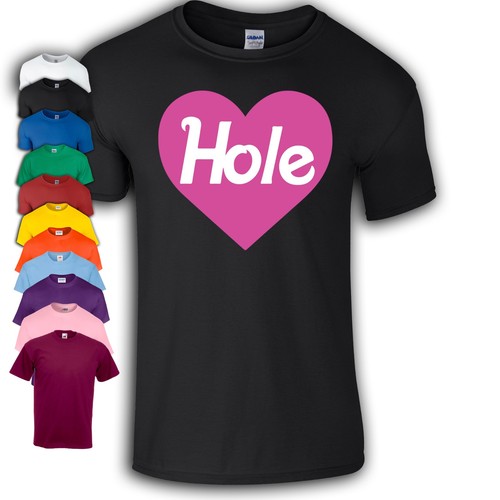 Hole band shirt - t-shirt, |