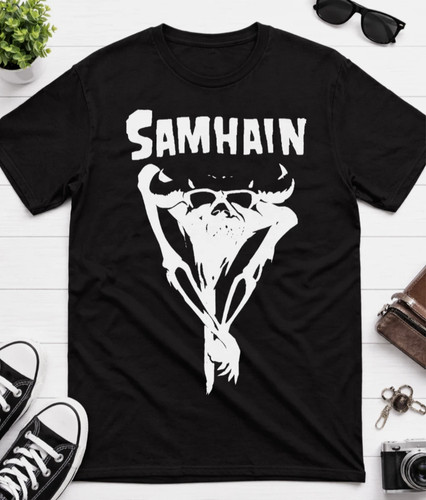 Samhain band skull shirt - band,