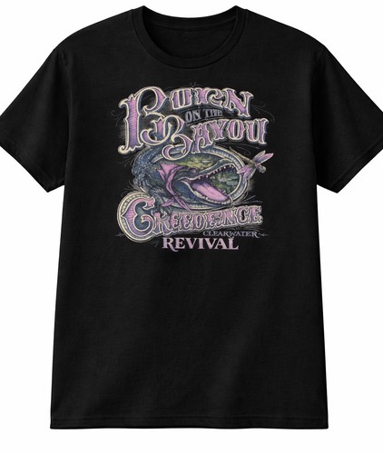 Ccr shirt born the bayou - ccr,