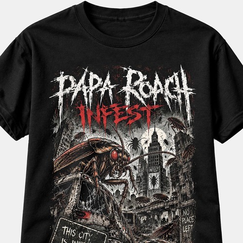 Papa roach infest shirt - infest, t