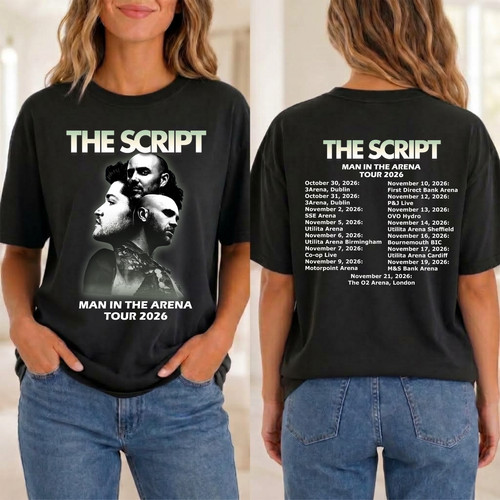 The script shirt man - t-shirt,, in