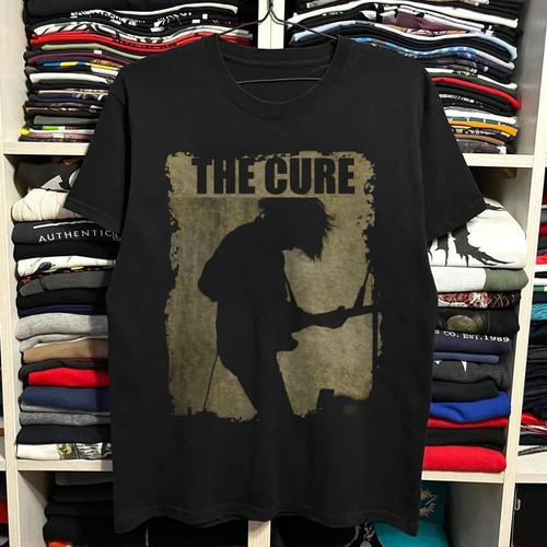 The cure band shirt black - band, shirt,