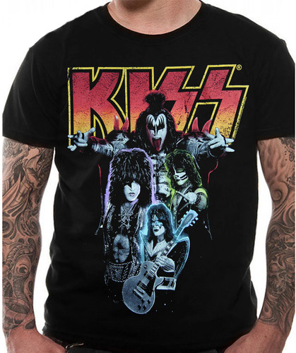 Official kiss shirt - official, neon