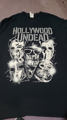 Hollywood undead black graphic - hollywood,