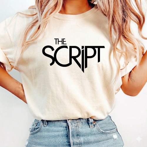 The script band shirt - script,